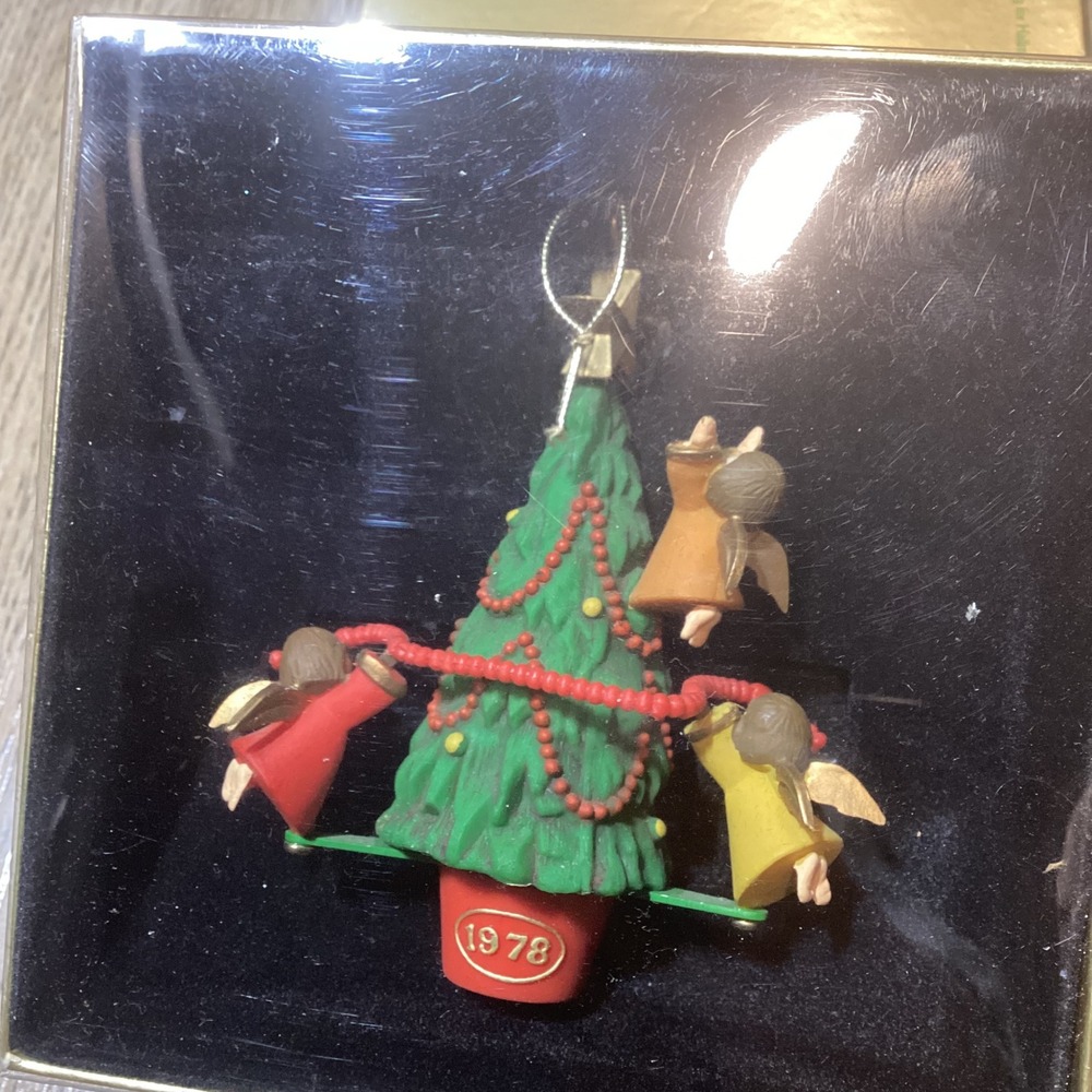 Hallmark Tree‎ Trimmer Collection 1978 Angel Christmas Ornament Vintage